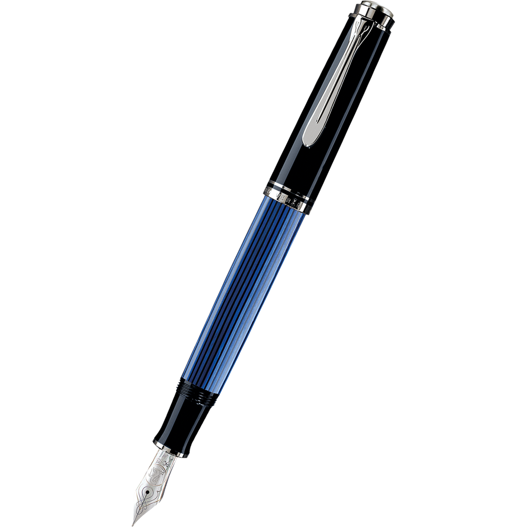 Pelikan Souveran Fountain Pen - M805 Black/Blue B-Pen Boutique Ltd