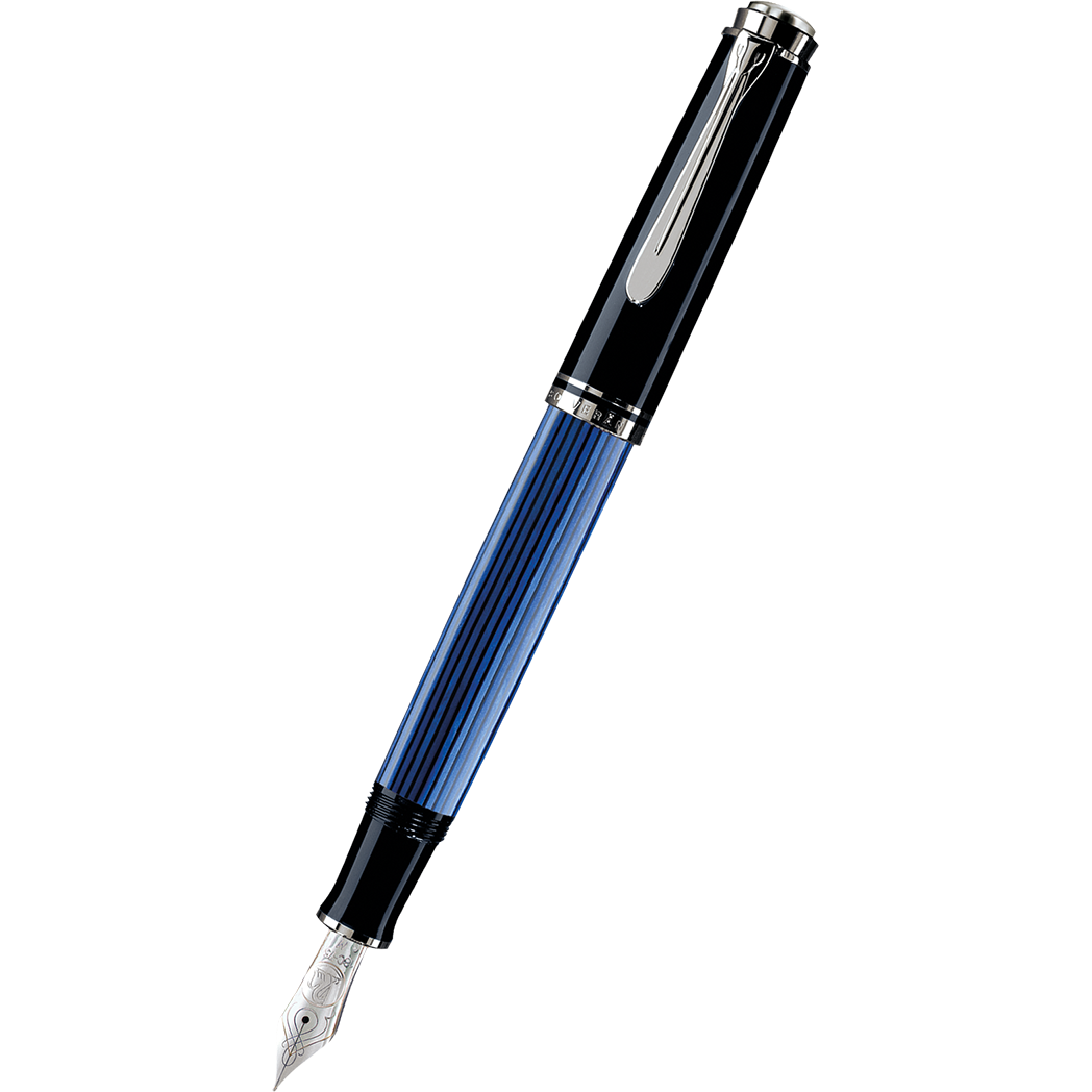 Pelikan Souveran Fountain Pen - M805 Black/Blue B-Pen Boutique Ltd