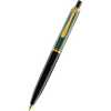 Pelikan Souveran Ballpoint Pen - K400 Green & Black Stripe - Pen Boutique Ltd