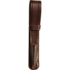 Aston Leather Brown Finger Style Single Pen Case-Pen Boutique Ltd