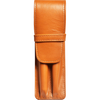 Aston Leather Tan Finger Style Double Pen Case-Pen Boutique Ltd