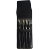 Aston Leather Black Finger Style Quad Pen Case-Pen Boutique Ltd