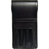 Aston Leather Black Finger Style Quad Pen Case-Pen Boutique Ltd