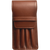 Aston Leather Cognac Finger Style Quad Pen Case-Pen Boutique Ltd