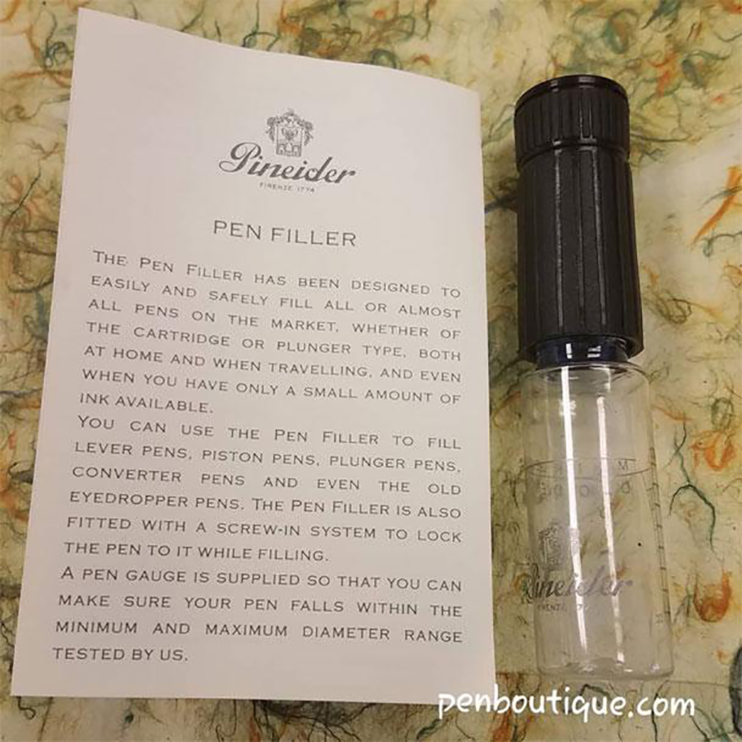 Pineider Pen Filler-Pen Boutique Ltd