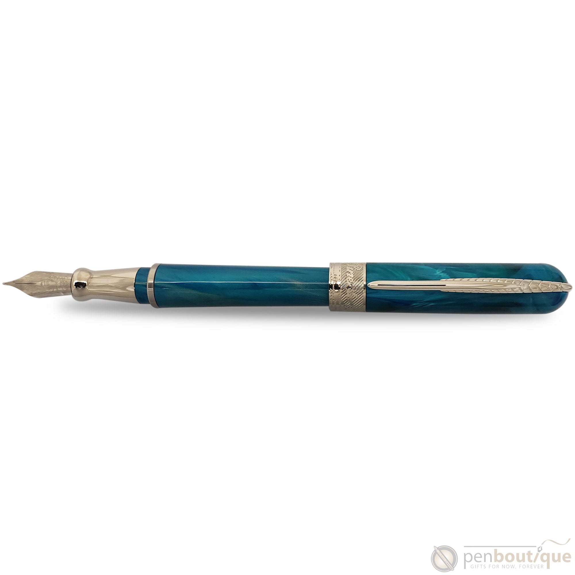 Pineider Avatar UR Fountain Pen - Abalone Green-Pen Boutique Ltd