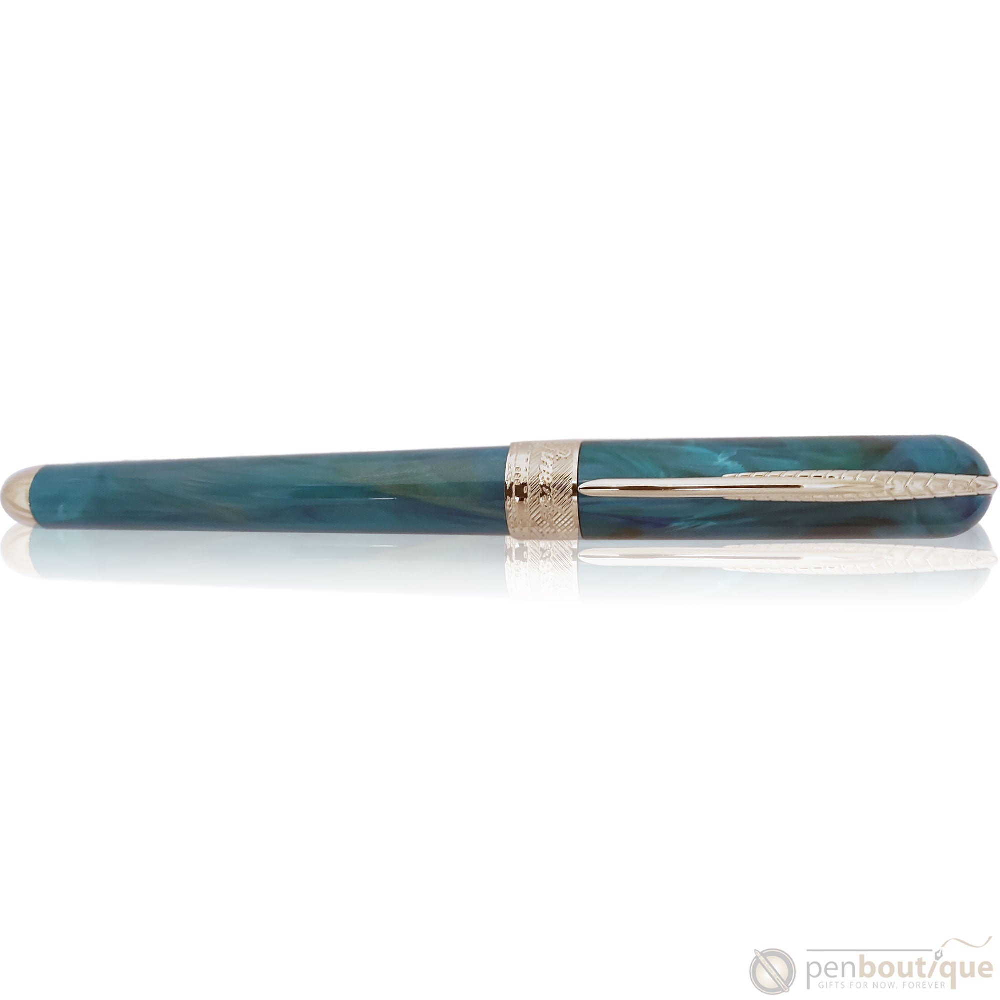 Pineider Avatar UR Fountain Pen - Abalone Green-Pen Boutique Ltd