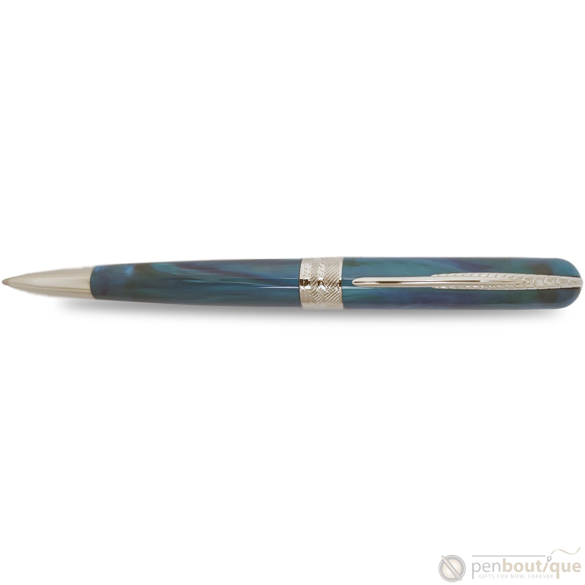 Pineider Avatar UR Ballpoint Pen - Abalone Green-Pen Boutique Ltd
