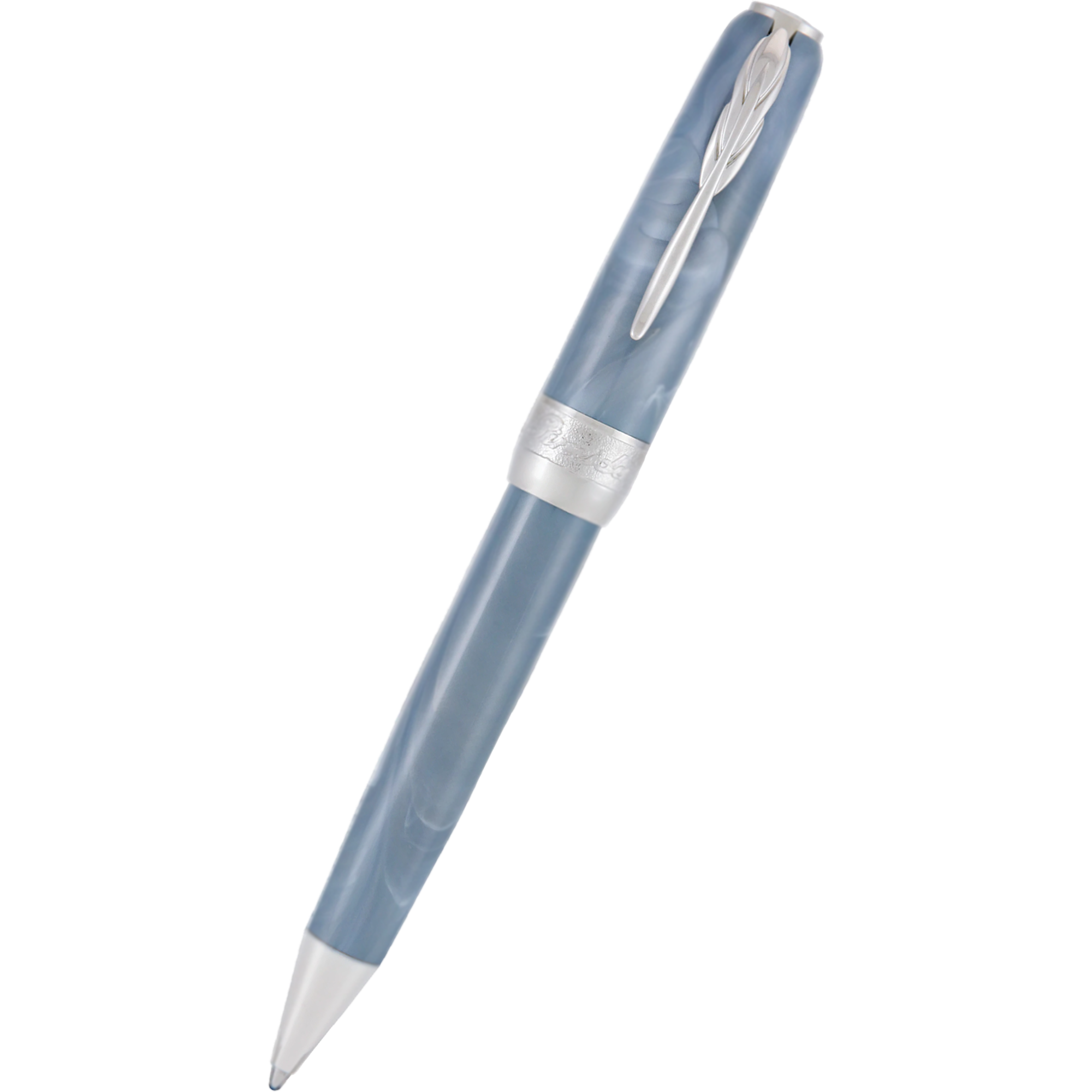 Pineider Full Metal Jacket Ballpoint Pen - Ash Grey-Pen Boutique Ltd