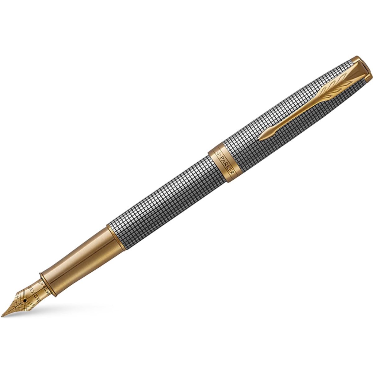 Parker Sonnet Prestige Cisele with Gold Trim Fountain Pen - 18K-Pen Boutique Ltd