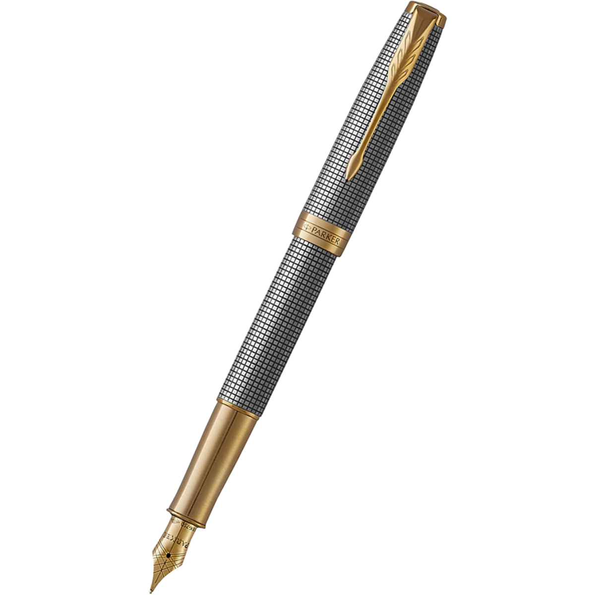 Parker Sonnet Prestige Cisele with Gold Trim Fountain Pen - 18K-Pen Boutique Ltd