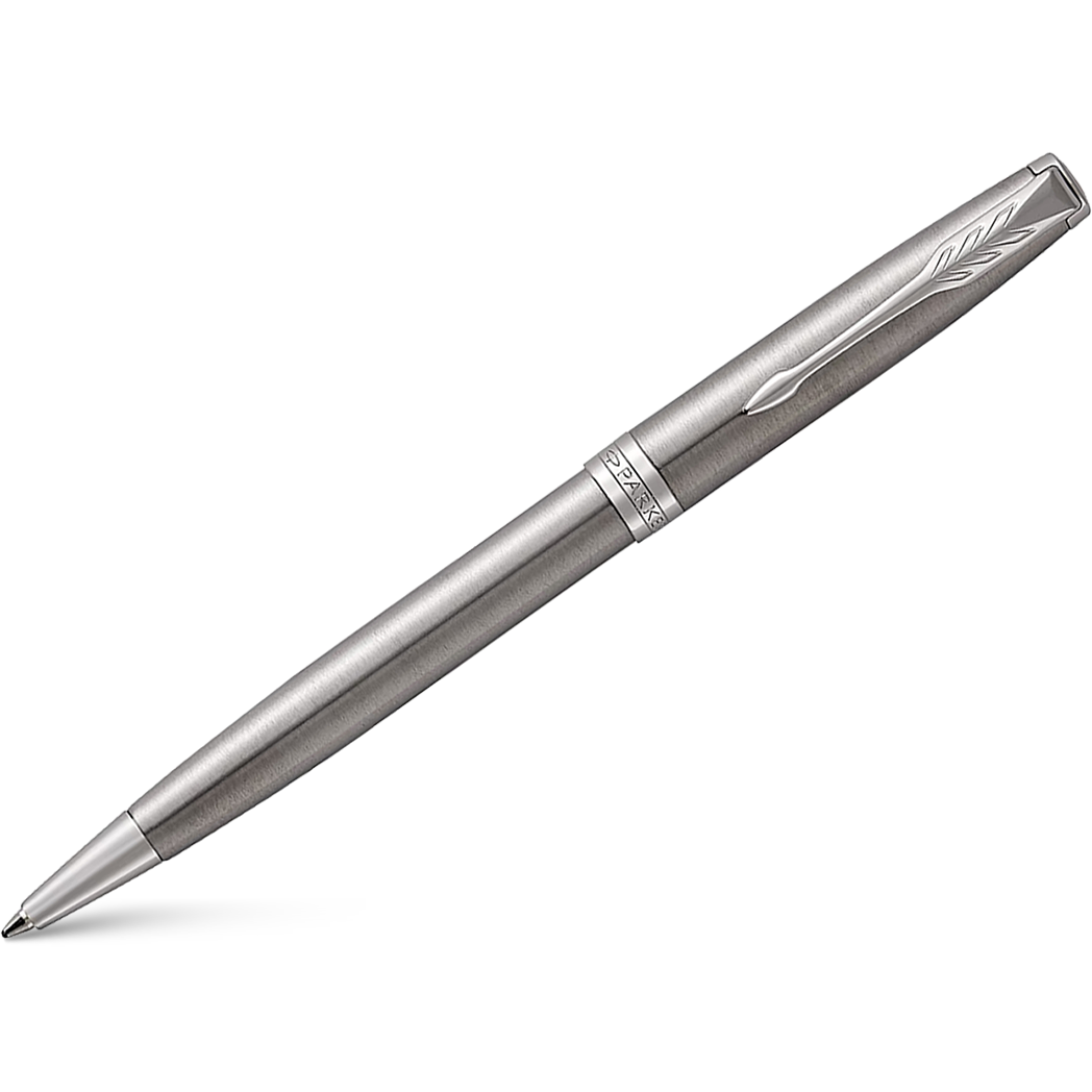 Parker Sonnet Stainless Steel with Chrome Trim Ballpoint Pen-Pen Boutique Ltd