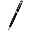 Parker Sonnet Matte Black with Chrome Trim Fountain Pen-Pen Boutique Ltd