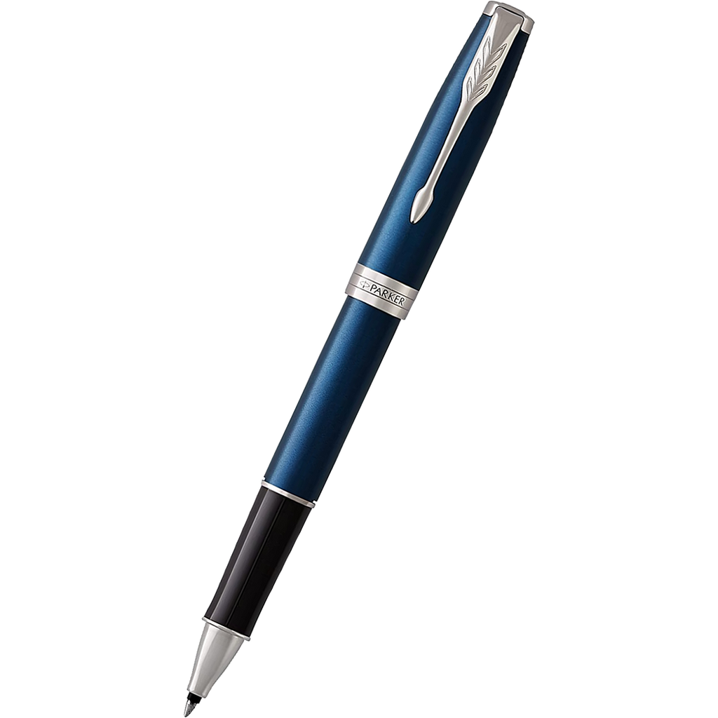 Parker Sonnet Blue with Chrome Trim Rollerball-Pen Boutique Ltd