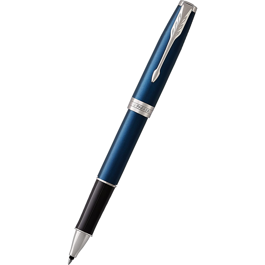 Parker Sonnet Blue with Chrome Trim Rollerball-Pen Boutique Ltd