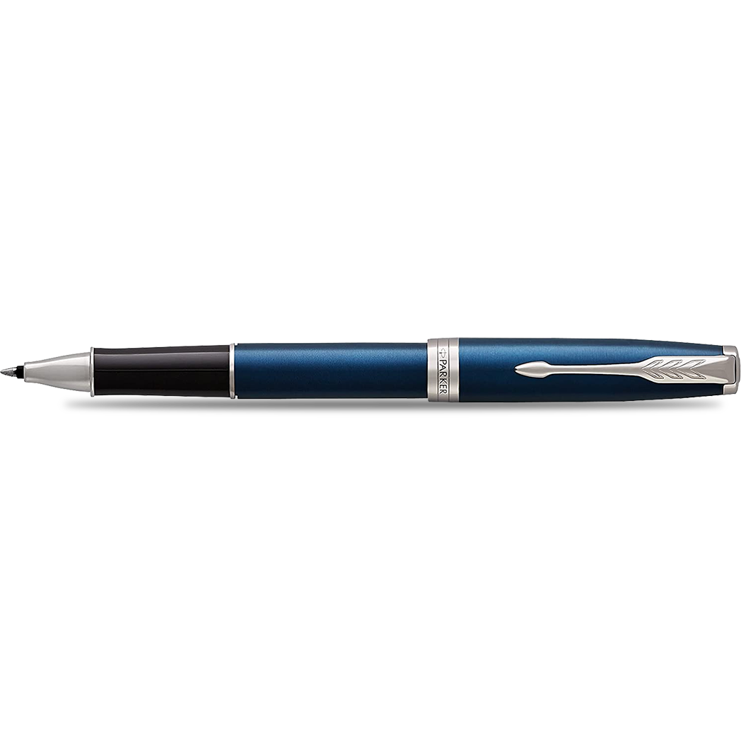 Parker Sonnet Blue with Chrome Trim Rollerball-Pen Boutique Ltd