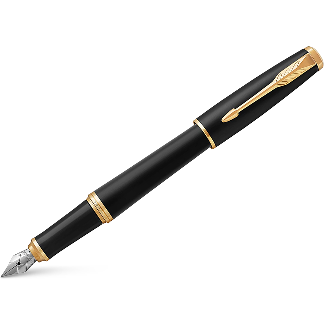 Parker Urban Muted Black with Gold Trim Fountain Pen-Pen Boutique Ltd