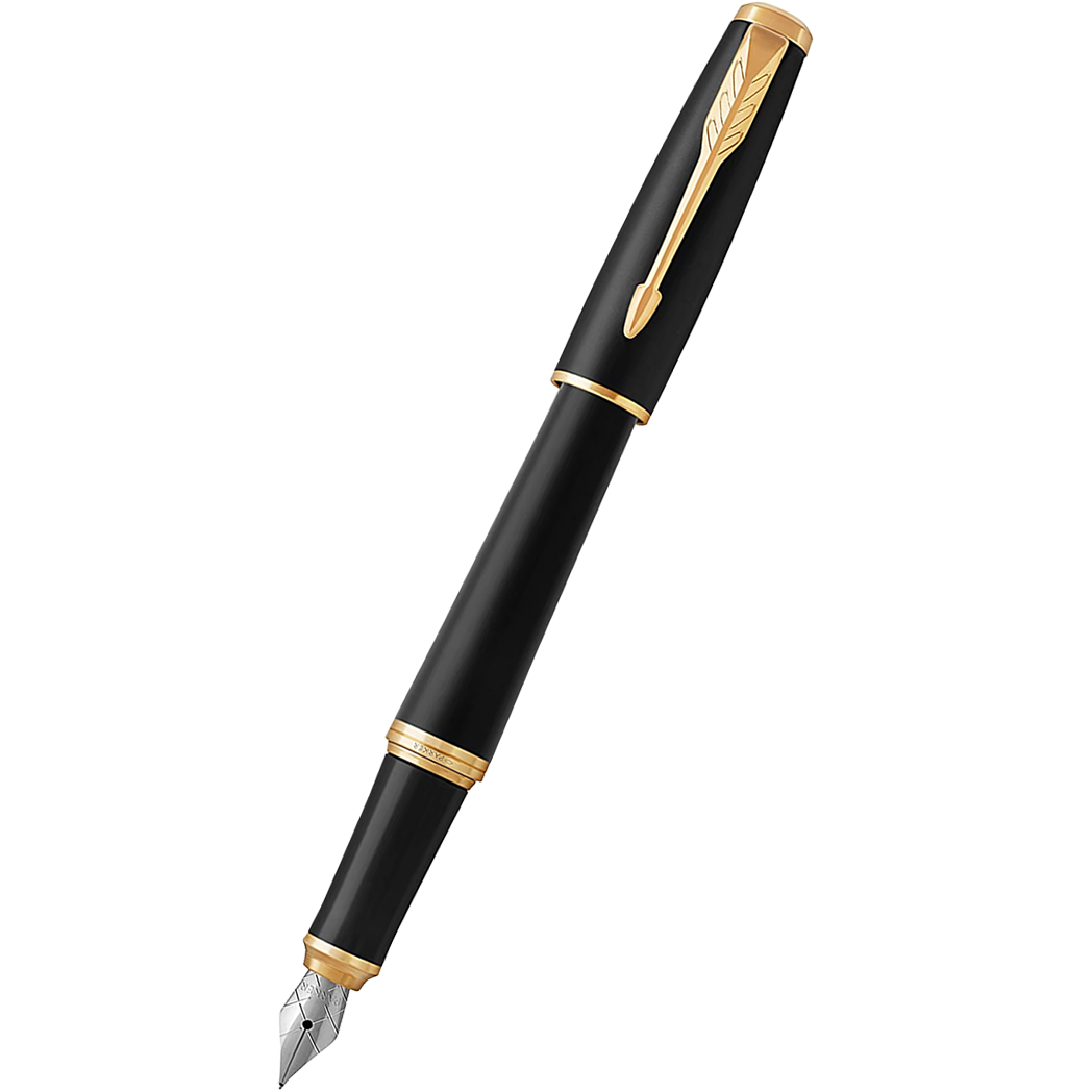 Parker Urban Muted Black with Gold Trim Fountain Pen-Pen Boutique Ltd