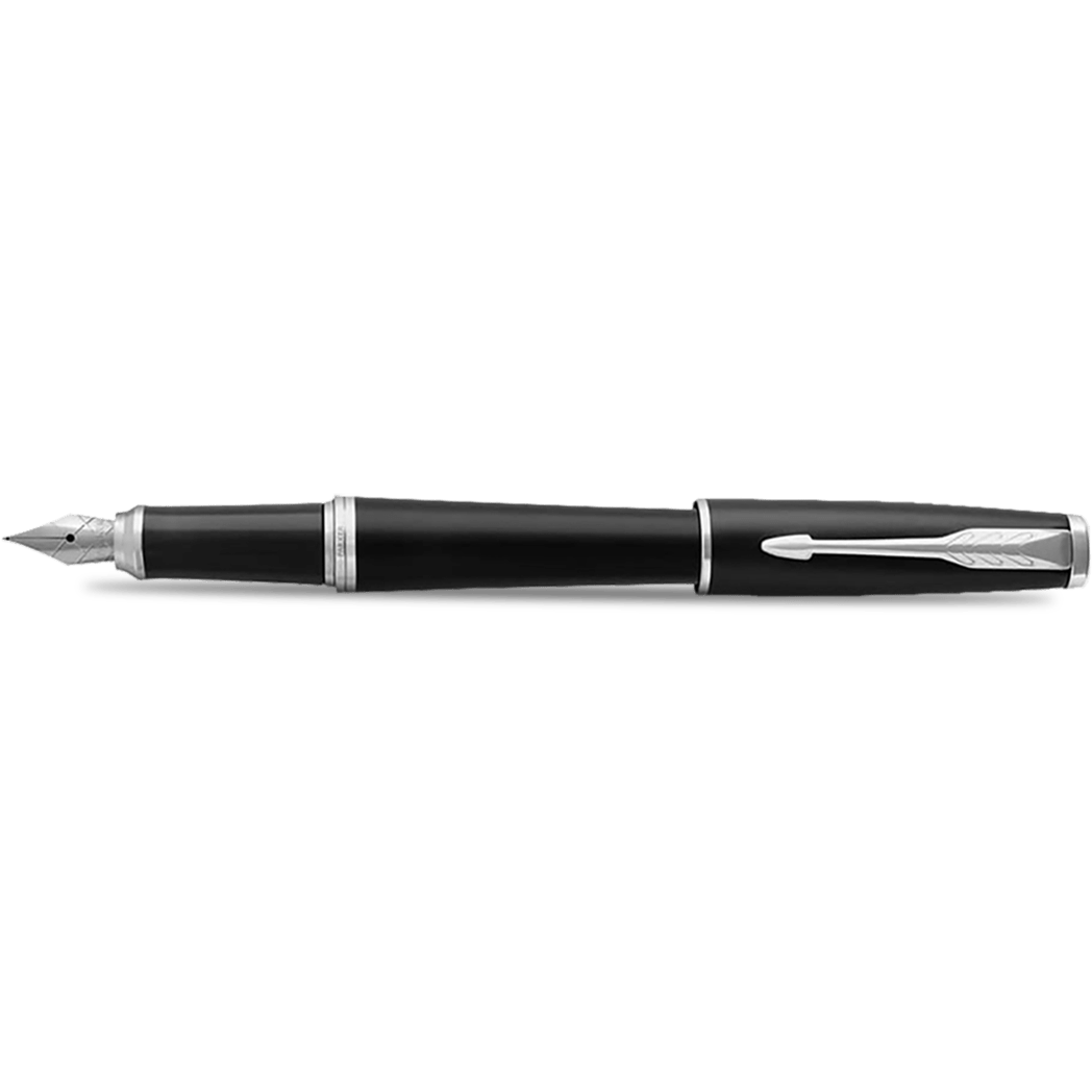 Parker Urban Muted Black with Chrome Trim Fountain Pen-Pen Boutique Ltd