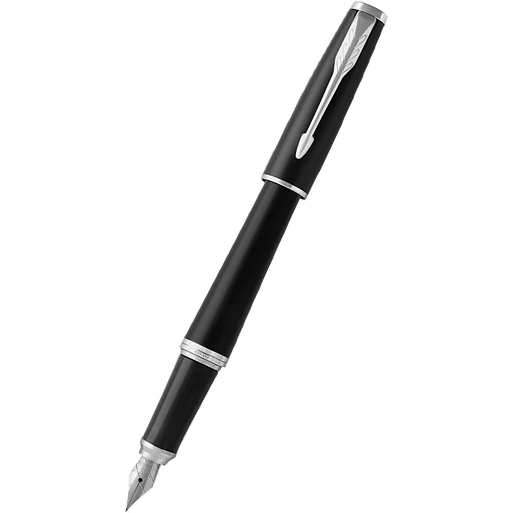 Parker Urban Muted Black with Chrome Trim Fountain Pen-Pen Boutique Ltd