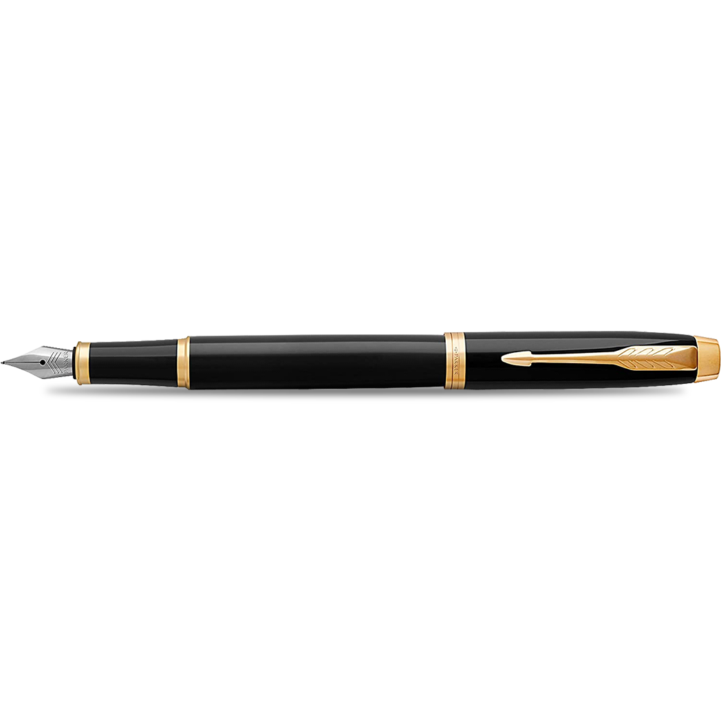 Parker IM Black with Gold Trim Fountain Pen-Pen Boutique Ltd