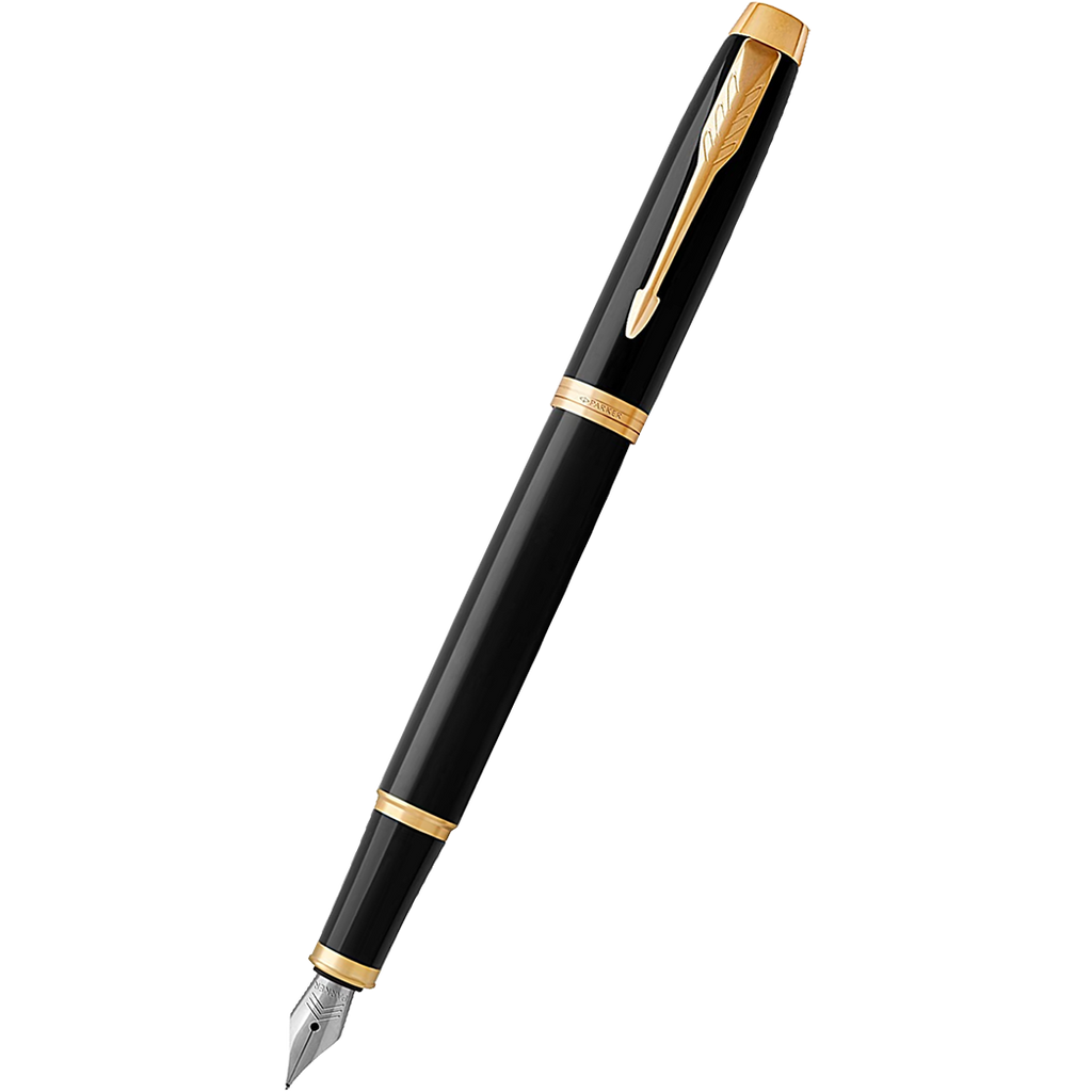 Parker IM Black with Gold Trim Fountain Pen-Pen Boutique Ltd