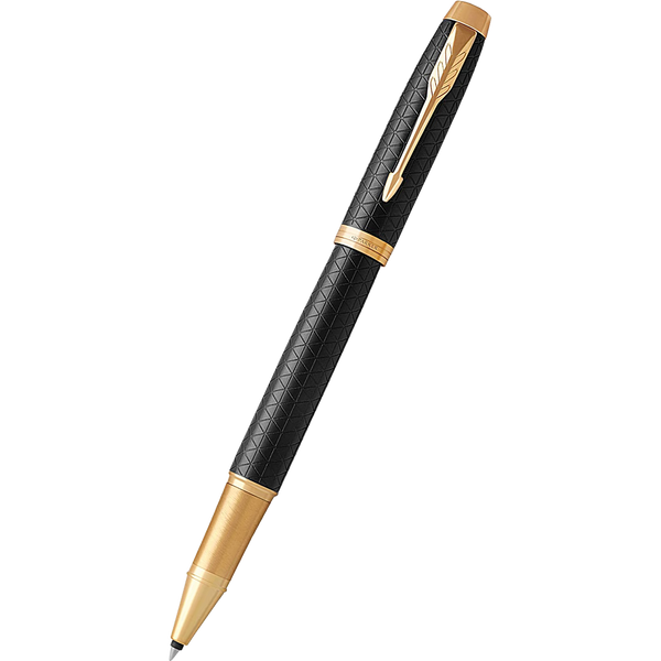 Parker IM Premium Black with Gold Trim Rollerball Pen-Pen Boutique Ltd