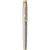 Parker IM Premium Warm Silver with Gold Trim Rollerball Pen-Pen Boutique Ltd