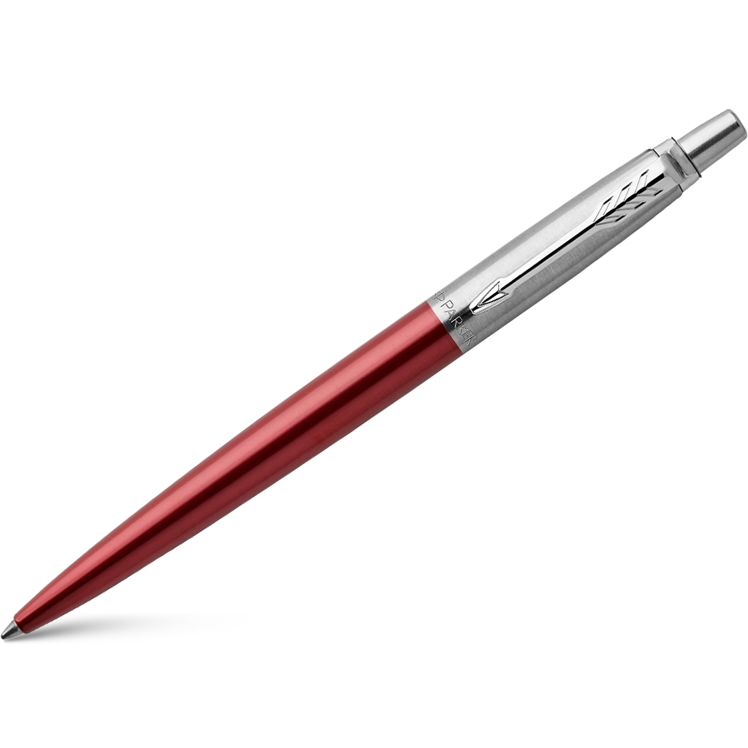 Parker Jotter Kensington Red with Chrome Trim Ballpoint Pen-Pen Boutique Ltd
