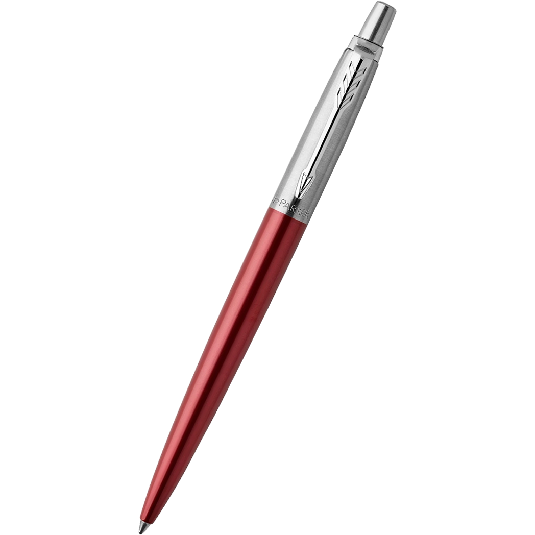 Parker Jotter Kensington Red with Chrome Trim Ballpoint Pen-Pen Boutique Ltd