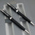 Parker Sonnet Black Lacquer & Matte Black Ballpoint Duo Gift Set - Chrome Trim-Pen Boutique Ltd