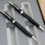 Parker Sonnet Black Lacquer & Matte Black Ballpoint Duo Gift Set - Chrome Trim-Pen Boutique Ltd