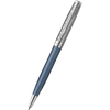 Parker Sonnet Premium Refresh Ballpoint Pen - Metal & Blue - Chrome Trim-Pen Boutique Ltd