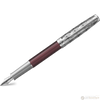 Parker Sonnet Premium Refresh Fountain Pen - Metal & Red - Chrome Trim-Pen Boutique Ltd