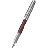 Parker Sonnet Premium Refresh Fountain Pen - Metal & Red - Chrome Trim-Pen Boutique Ltd