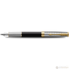 Parker Sonnet Premium Refresh Fountain Pen - Metal & Black - Gold Trim-Pen Boutique Ltd