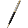Parker Sonnet Premium Refresh Ballpoint Pen - Metal & Black - Gold Trim-Pen Boutique Ltd