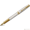 Parker Sonnet Premium Refresh Fountain Pen - Silver Mistral - Gold Trim-Pen Boutique Ltd