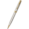 Parker Sonnet Premium Refresh Ballpoint Pen - Silver Mistral - Gold Trim-Pen Boutique Ltd