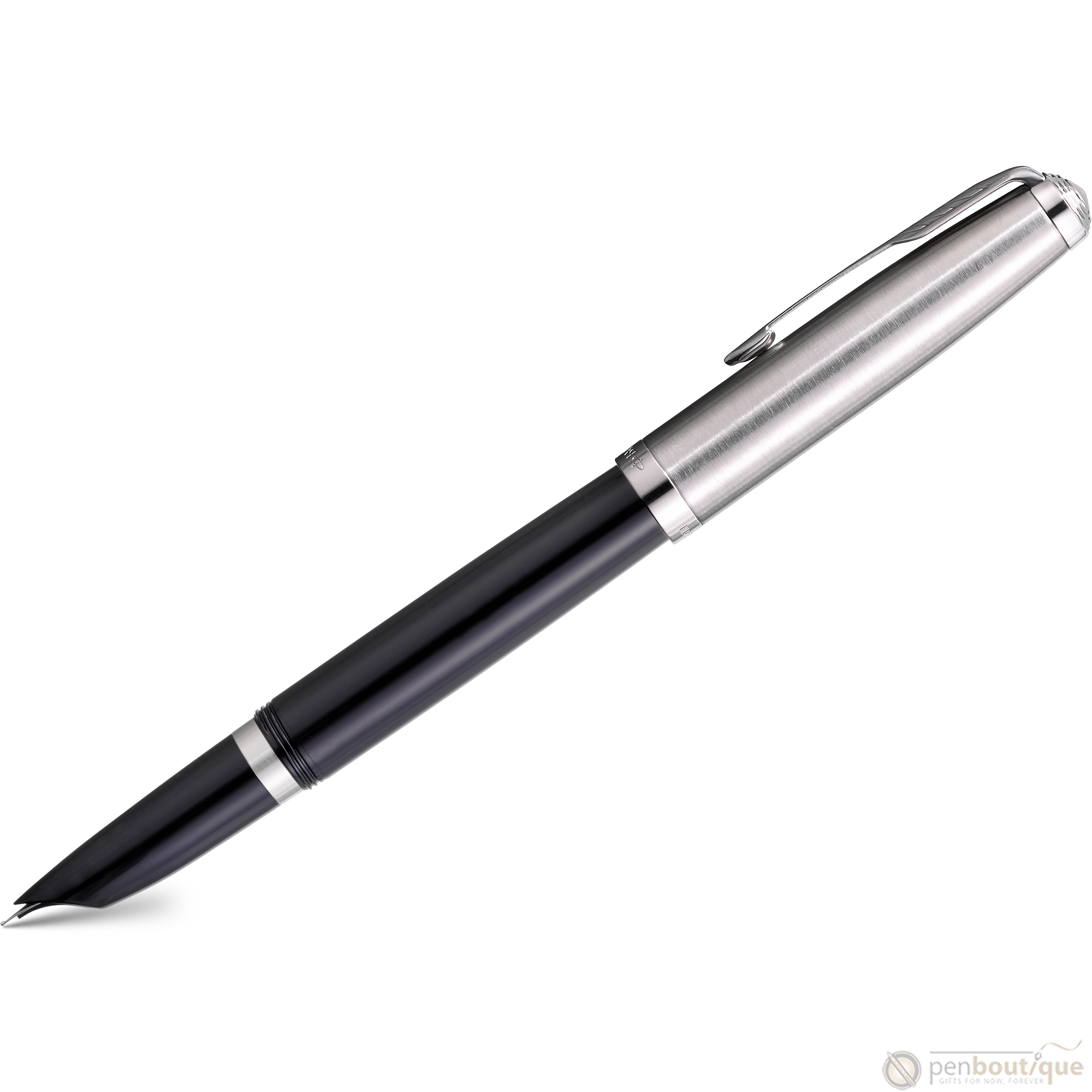 Parker 51 Next Generation Fountain Pen - Black - Chrome Trim-Pen Boutique Ltd