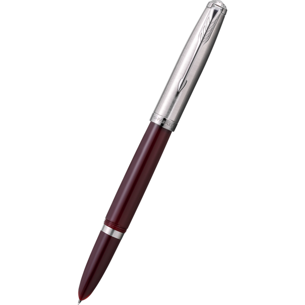 Parker 51 Next Generation Fountain Pen - Burgundy - Chrome Trim-Pen Boutique Ltd