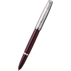 Parker 51 Next Generation Fountain Pen - Burgundy - Chrome Trim-Pen Boutique Ltd