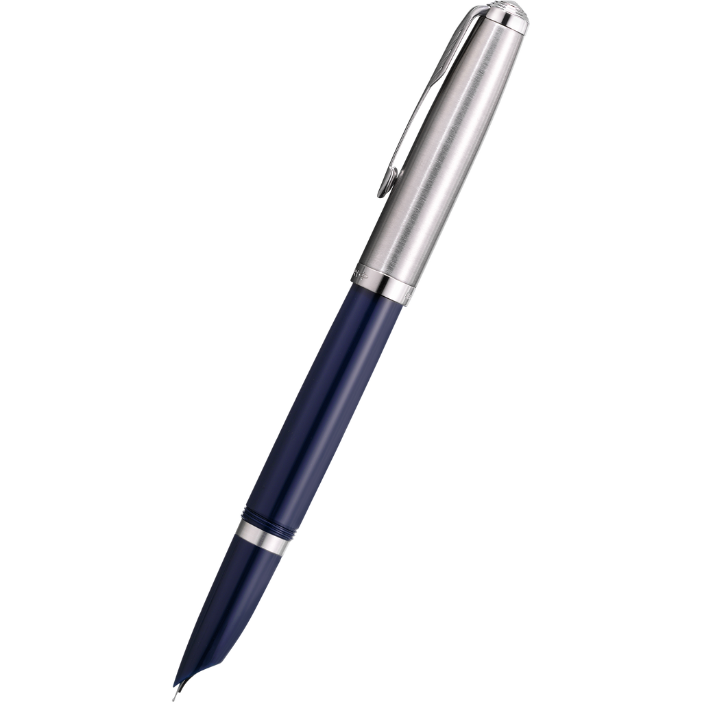 Parker 51 Next Generation Fountain Pen - Midnight Blue - Chrome Trim-Pen Boutique Ltd