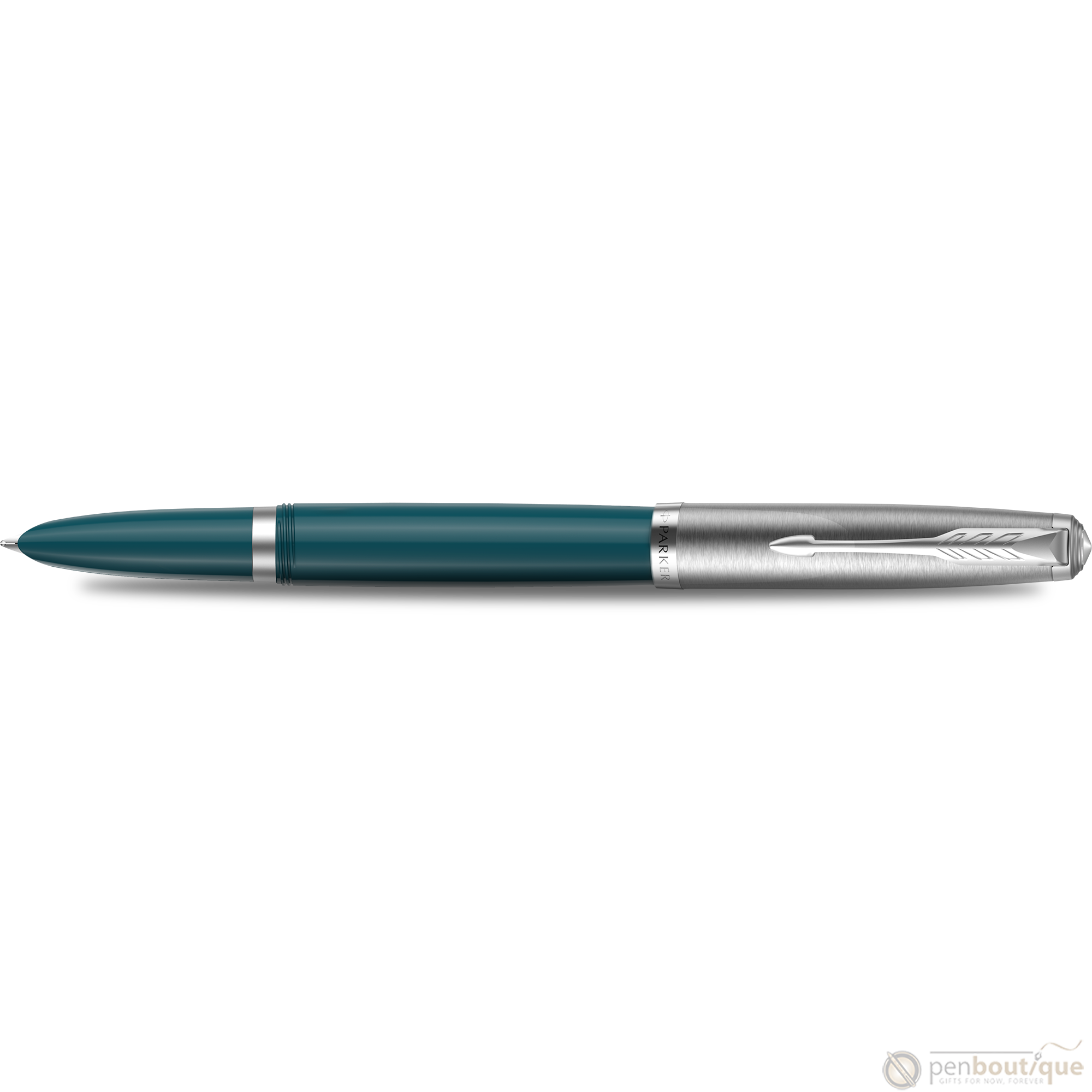Parker 51 Next Generation Fountain Pen - Teal Blue - Chrome Trim-Pen Boutique Ltd