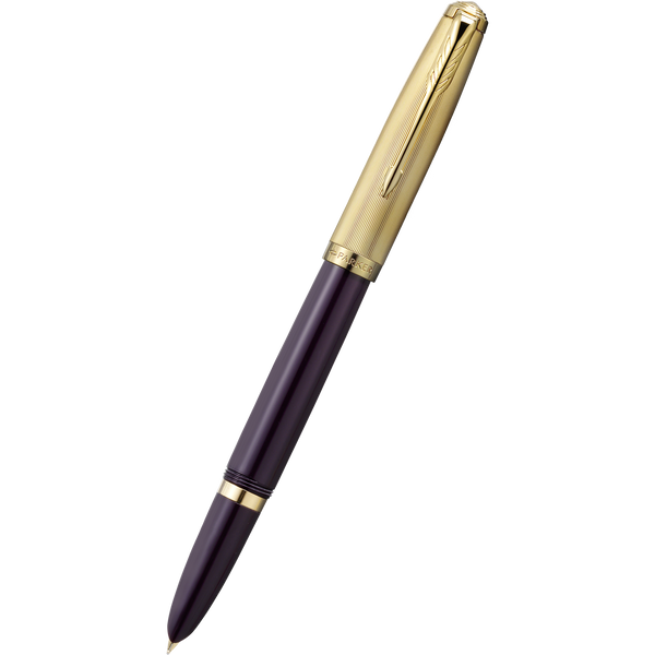 Parker 51 Next Generation Fountain Pen - Deluxe Plum - Gold Trim-Pen Boutique Ltd