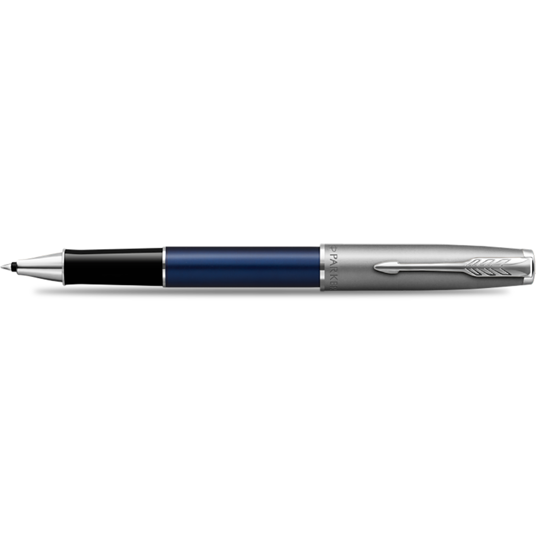 Parker Sonnet Rollerball Pen - Blue - Chrome Trim-Pen Boutique Ltd