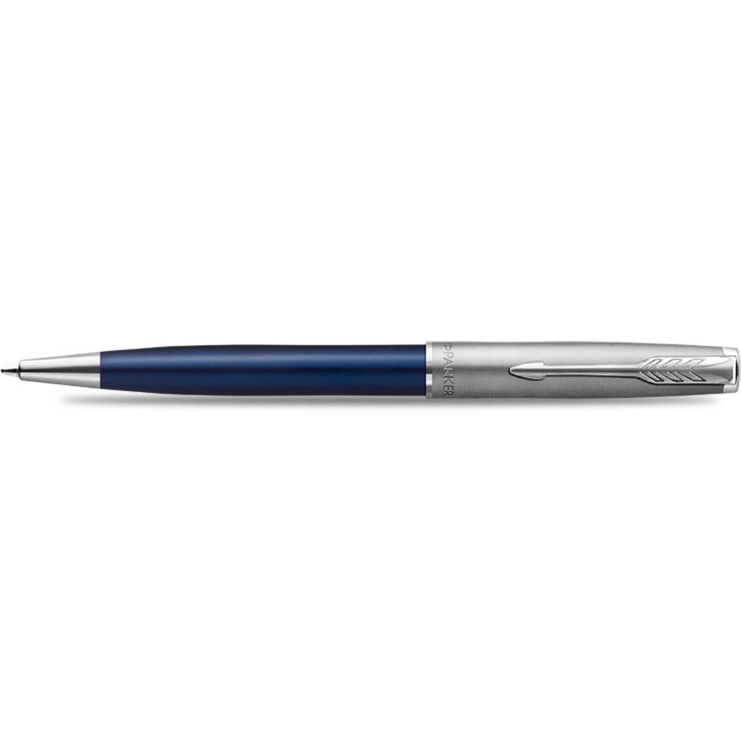 Parker Sonnet Ballpoint Pen - Blue - Chrome Trim-Pen Boutique Ltd