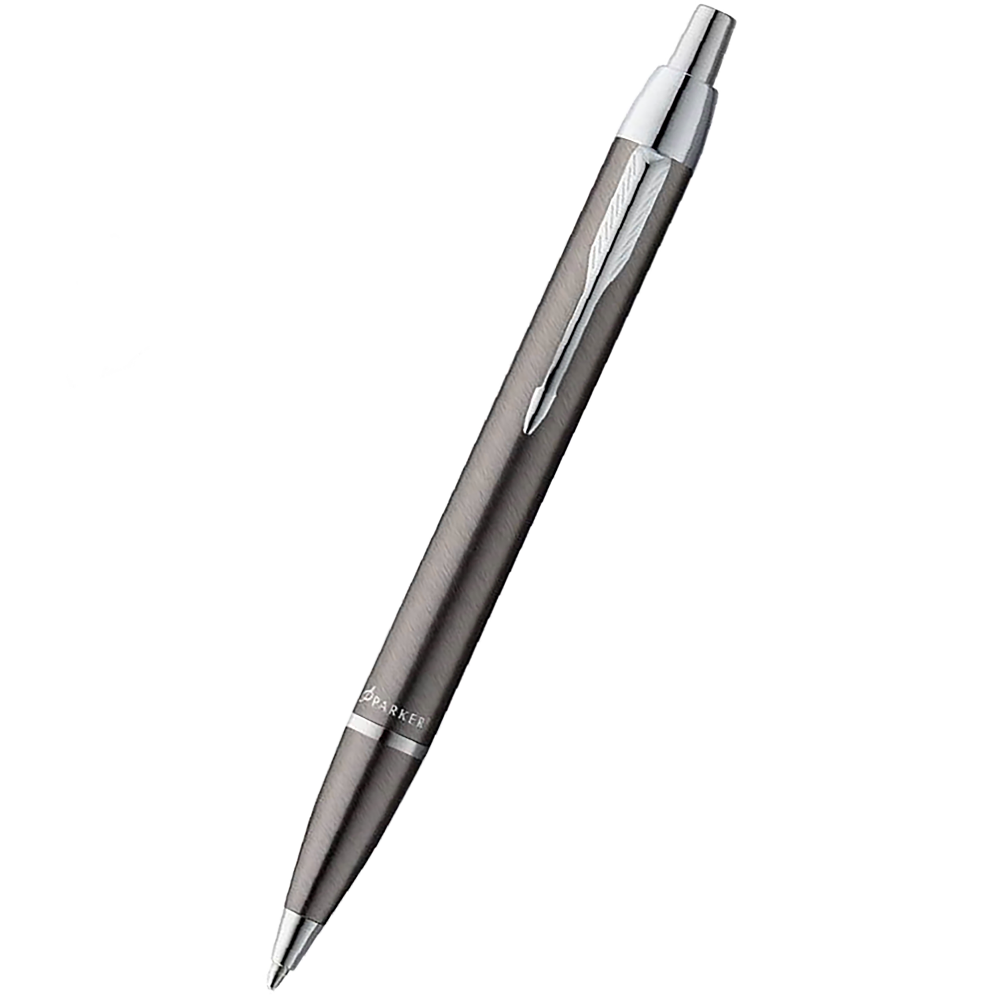 Parker IM Ballpoint Pen - Gunmetal - Chrome Trim - Pen Boutique Ltd