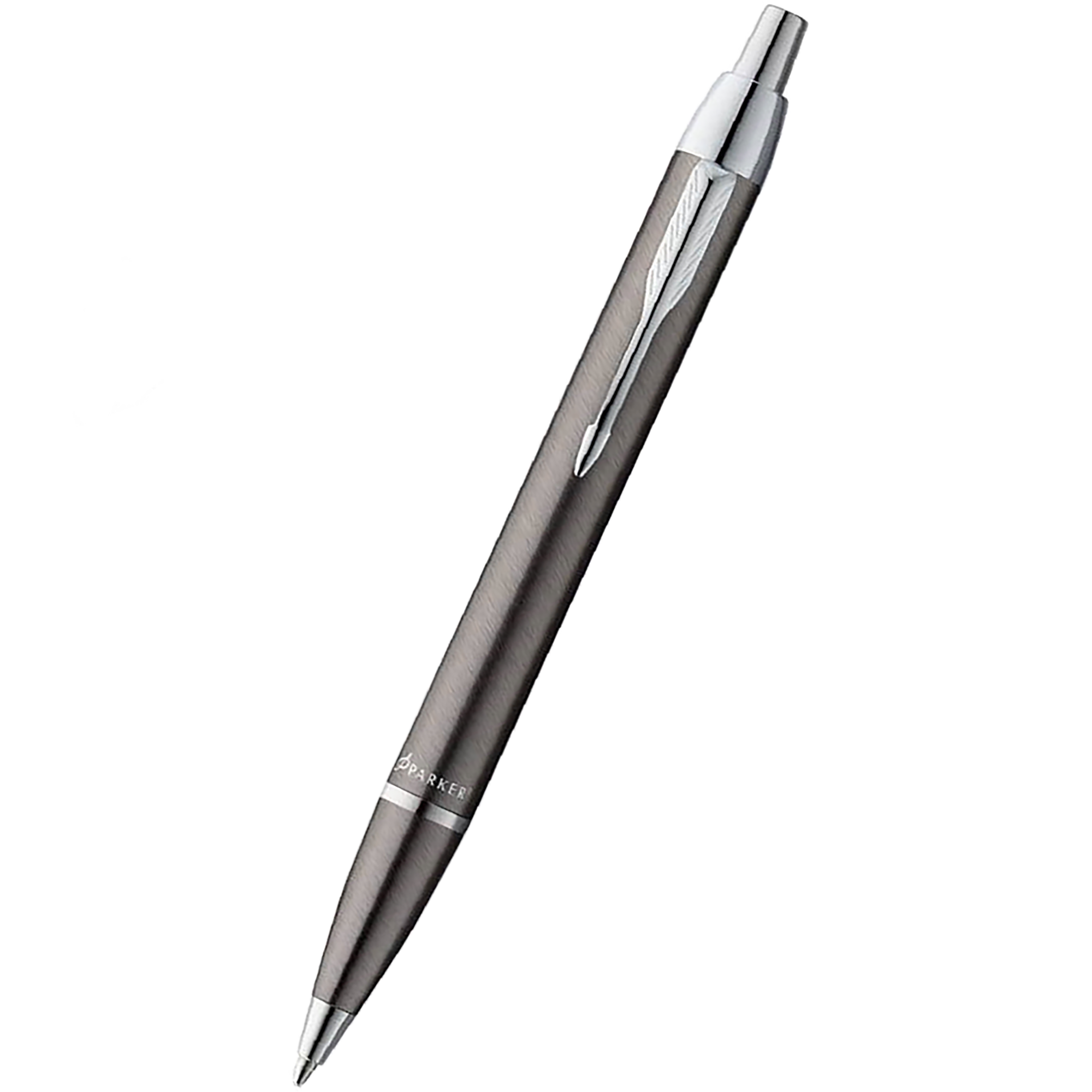 Parker IM Ballpoint Pen - Gunmetal - Chrome Trim-Pen Boutique Ltd