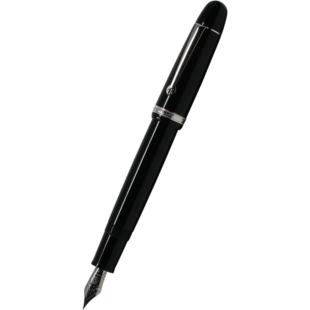 Penlux Masterpiece Grande Fountain Pen - Black-Pen Boutique Ltd